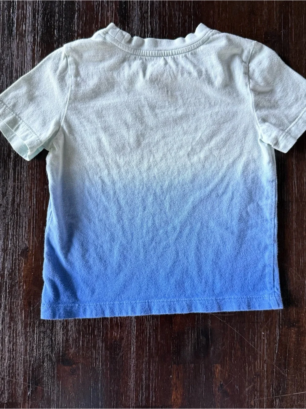 GAP Light Blue to Blue Ombre Pocket Tee